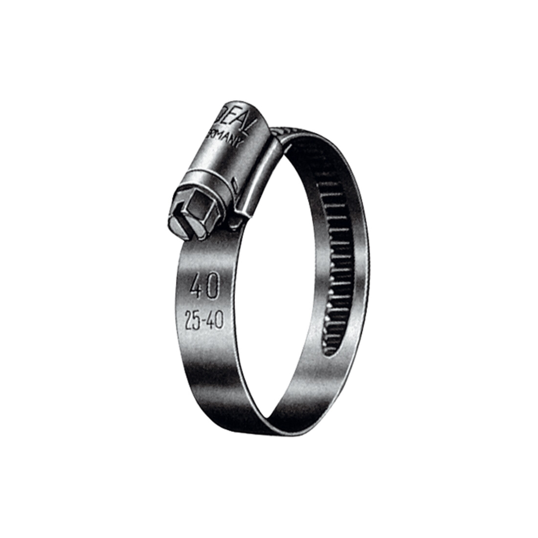 Riegler Collier de serrage à vis sans fin, acier inoxydable (W5), 80 - 100 mm, 9 mm