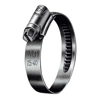 Riegler Collier de serrage à vis sans fin, acier inoxydable (W5), 90 - 110 mm, 9 mm