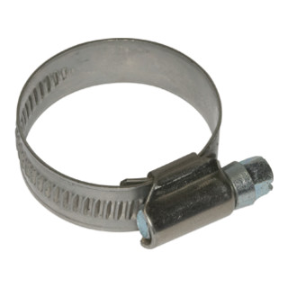 Riegler collier de serrage pour tuyau à vis sans fin "blow line" ES (W 5) 1.4401 Largeur de bande 12,0 mm