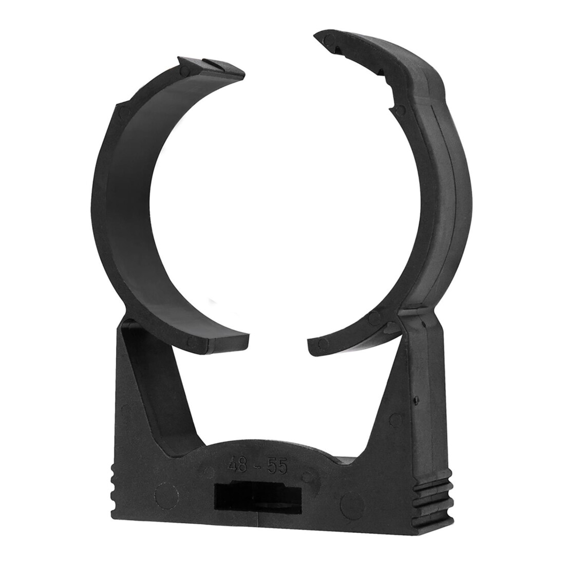 Riegler Collier de serrage, PP, « sharkbite », pour tube Ø ext. 48 - 54 mm, noir