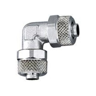 Riegler Connecteur d'angle, pour tuyau 5/3 mm, SW 8, laiton nickelé