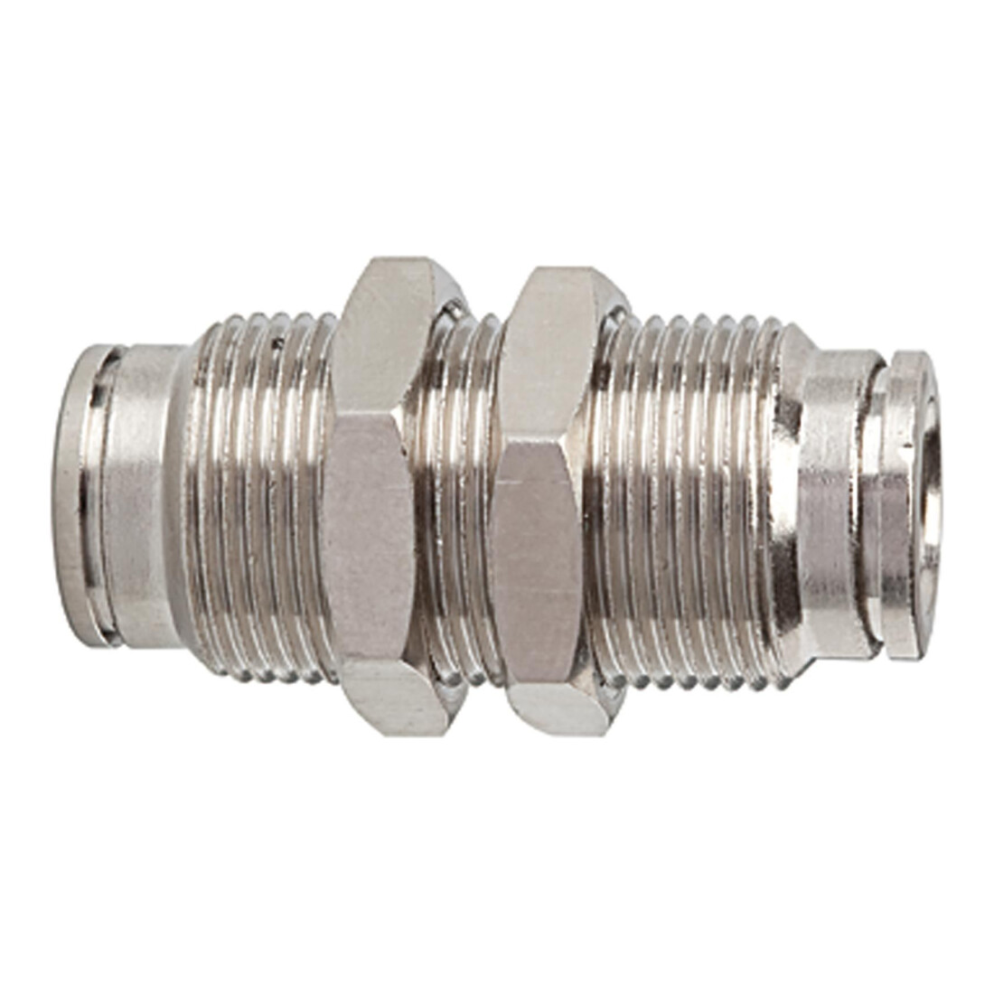 Riegler Connecteur droit Schott »metallica«, M22x1,0, laiton nickelé