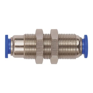 Riegler Connecteur droit Schott « Série bleue » auto-obturant M20x1,5