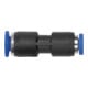 Riegler Connecteur droit « Série bleue » mini, Ø extérieur tuyau 4/3, 136.0403M