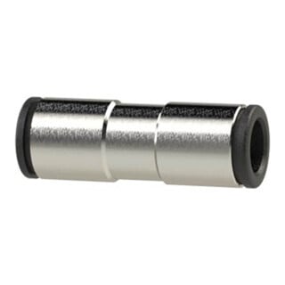 Riegler Connecteur droit « value line », pour tuyau Ø ext. 6, MS verni