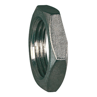 Riegler Contre-écrou hexagonal, G 1/8, SW 14, acier inoxydable 1.4408