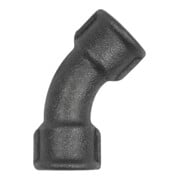 Riegler Coude 41, 45°, Rp 1/2 i., Rp 1/2 i., fonte malléable noir-1