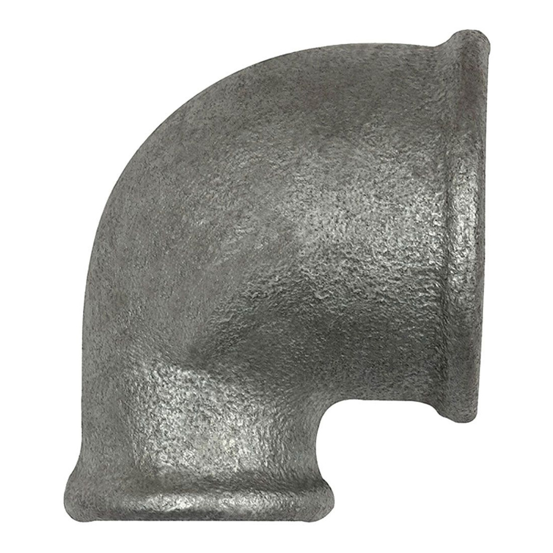 Riegler Coude 90°, 90°, IG/IG, réduit Rp1 1/2, Rp1 1/4, fonte malléable galvanisée