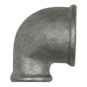 Riegler Coude 90°, 90 °, MF/MF, réduit Rp 1 1/4 - Rp 1, fonte malléable galvanisée-1