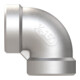 Riegler Coude 90°, intérieur/intérieur, Rp 1, acier inoxydable 1.4408