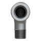 Riegler Coude 92, 90°, FI/MI, Rp/R 1/2, fonte malléable noire galvanisée