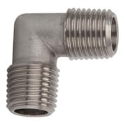 Riegler Coude, extérieur/extérieur, R 1/2, acier inoxydable 1.4404-1