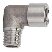 Riegler Coude, intérieur/extérieur, G/R 3/8, acier inoxydable 1.4404-1