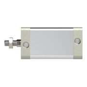 Riegler Cylindre compact, double effet, AG, Ø25 mm, course 150 mm, M5, ISO21287-4
