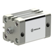 Riegler Cylindre compact, double effet, IG, Ø K 63, Course 100, G 1/8-1