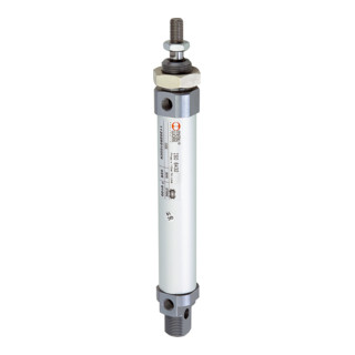 Riegler Cylindre rond, simple effet, aimant, Ø piston 20, course 10, G 1/8