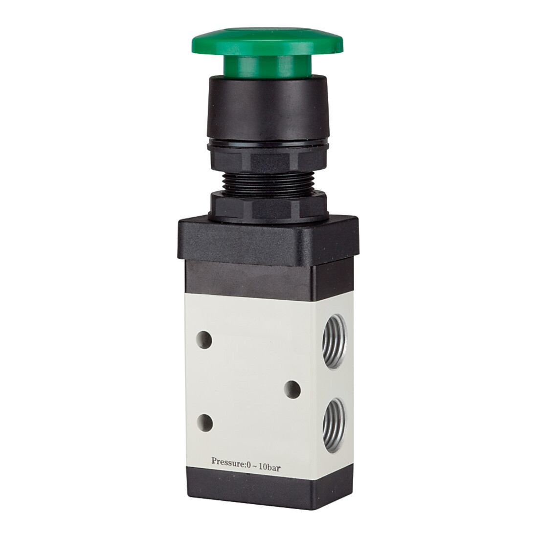 Riegler distributeur 3/2-voies manuel Champignon bouton vert