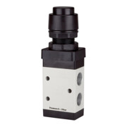 Bouton-poussoir manuel Riegler 3/2 voies noir-1