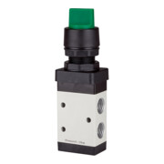 Riegler Distributeur 3/2 voies manuel Levier rotatif vert-1