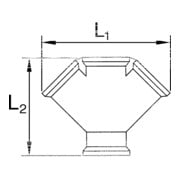 RIEGLER distributeur 3 groupes G 1/2 i. 3 x G 1/2 IG Laiton nu-3