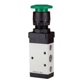 Riegler distributeur 5/2-voies manuel Champignon bouton vert