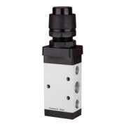 Bouton-poussoir manuel Riegler 5/2 voies noir-1