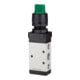 RIEGLER distributeur 5/2 voies manuel M5 levier court monostable G 1/4 vert