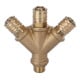 Riegler Distributeur avec 3 raccords rapides NW 7,2, G 1/2 AG