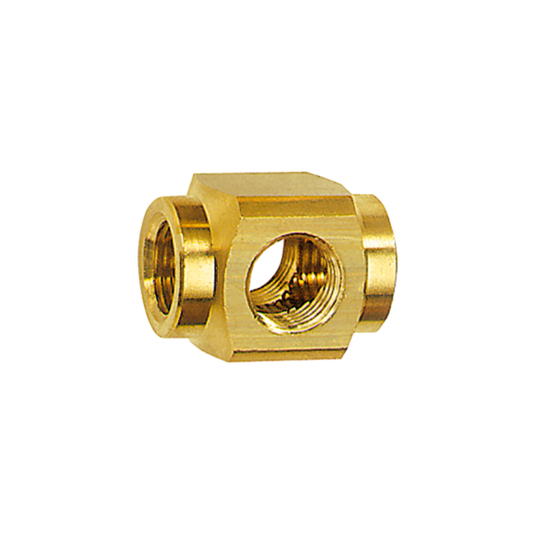 Riegler Distributeur croisé, G 1/4, SW 22, laiton
