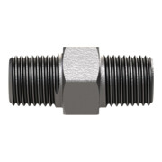 Riegler Doppelgewindenippel 280 AG/AG R 1/4 Temperguss schwarz feuerverz.-4