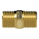Riegler Doppelgewindenippel, R 2 a., R 2 a., SW 62, Messing