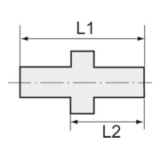 Riegler Doppelgewindenippel »value line«, M5, M5, SW 8, MS vern.-3
