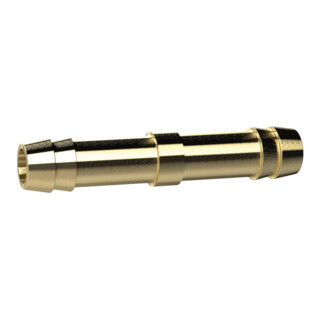 Riegler Doppelschlauchtülle, für Schlauch LW 12 mm, Messing, L=55mm