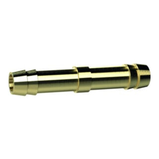 Riegler Doppelschlauchtülle, für Schlauch LW 13 mm, Messing, L=55mm