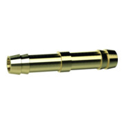 Riegler Doppelschlauchtülle, für Schlauch LW 6 mm, Messing, L=55mm