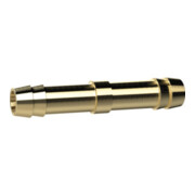 Riegler Doppelschlauchtülle, für Schlauch LW 6 mm, Messing, L=55mm-3