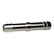Riegler Double embout de tuyau, pour tuyau LW 16 mm, laiton nickelé-1