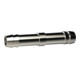Riegler Double embout de tuyau, pour tuyau LW 9 mm, laiton nickelé