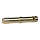 Riegler Double embout de tuyau, pour tuyau Ø 9 mm, laiton, L=55 mm