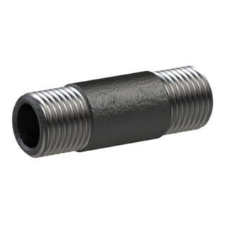 Riegler Double manchon fileté 23, AG/AG, R 2, L 150,0 mm, DIN EN 10241