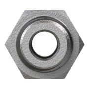 Riegler Double raccord fileté 280, AG/AG R 2, fonte malléable noire galvanisée-3
