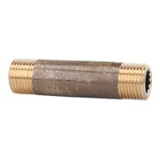 Riegler Double raccord fileté, G 2, longueur 60 mm, laiton naturel-1