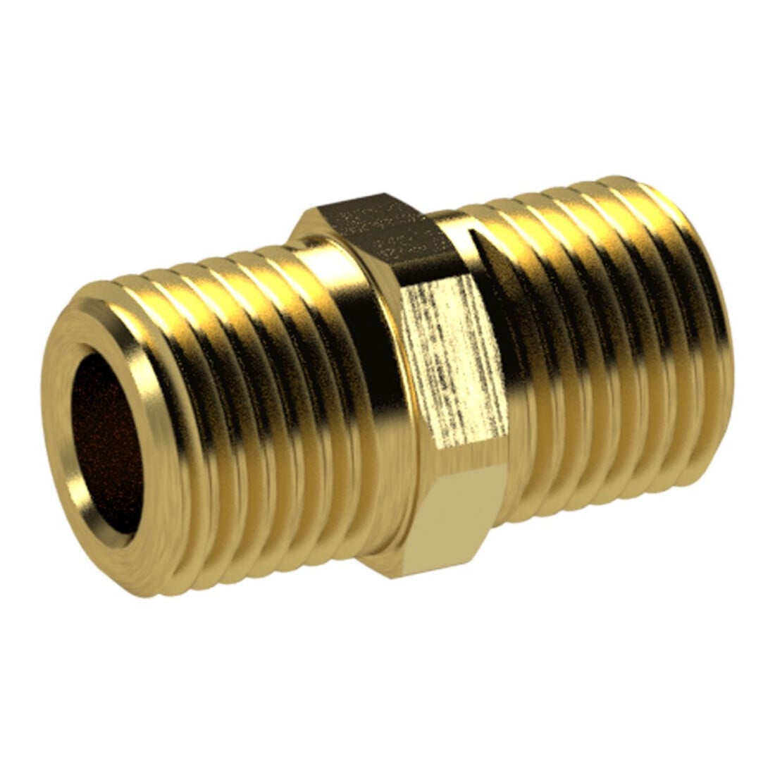 Riegler Double raccord mâle, R 3/4 ext., R 3/4 ext., Clé 28, laiton