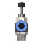 Riegler Drosselrückschlagven »Blaue Serie« Abluftdros. G1/4 a. 15bar Ã˜6mm-2