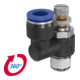 Riegler Drosselrückschlagven »Blaue Serie« Abluftdros. R1/4 a., ger. Ã˜4mm-1