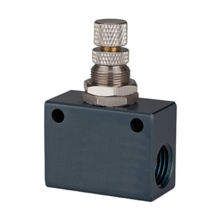 Riegler Drosselrückschlagventil »ASC«, in Blockform, Aluminium, G 3/8