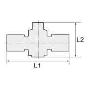 Riegler Drosselrückschlagventil »Blaue Serie«, gerade, G 1/8 außen Ã˜ 4mm-3