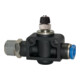 Riegler Drosselrückschlagventil »Blaue Serie«, gerade, R 3/8 a. G-S Ø 8mm