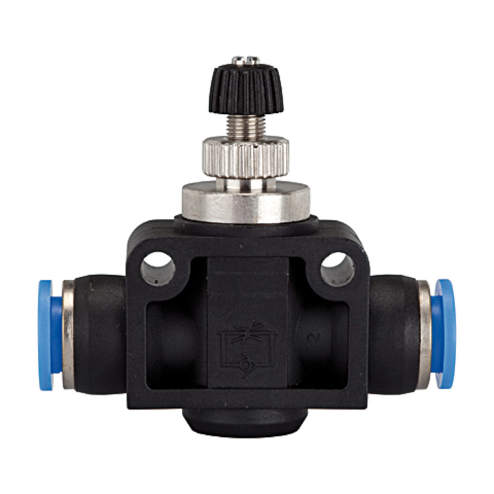 Riegler Drosselrückschlagventil »Blaue Serie«, Steckanschluss, Schl.-Ã ̃ 4