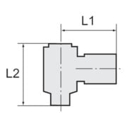 Riegler Drosselrückschlagventil  »Blaue Serie «, Zuluftdros., G 1/2 a. Ã˜8mm-4